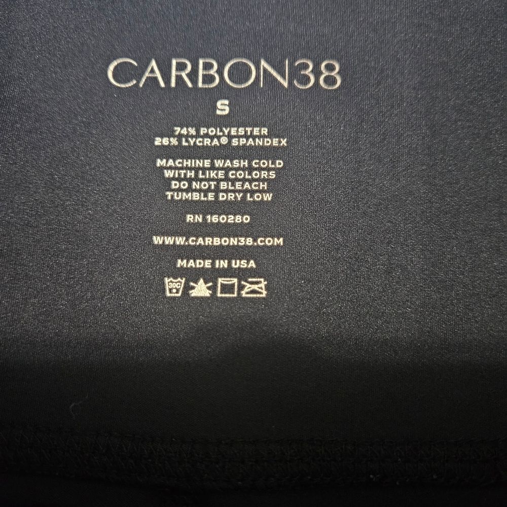 Carbon38 High Rise Full-Length Legging in Diamond Compression - Picture 6 of 6